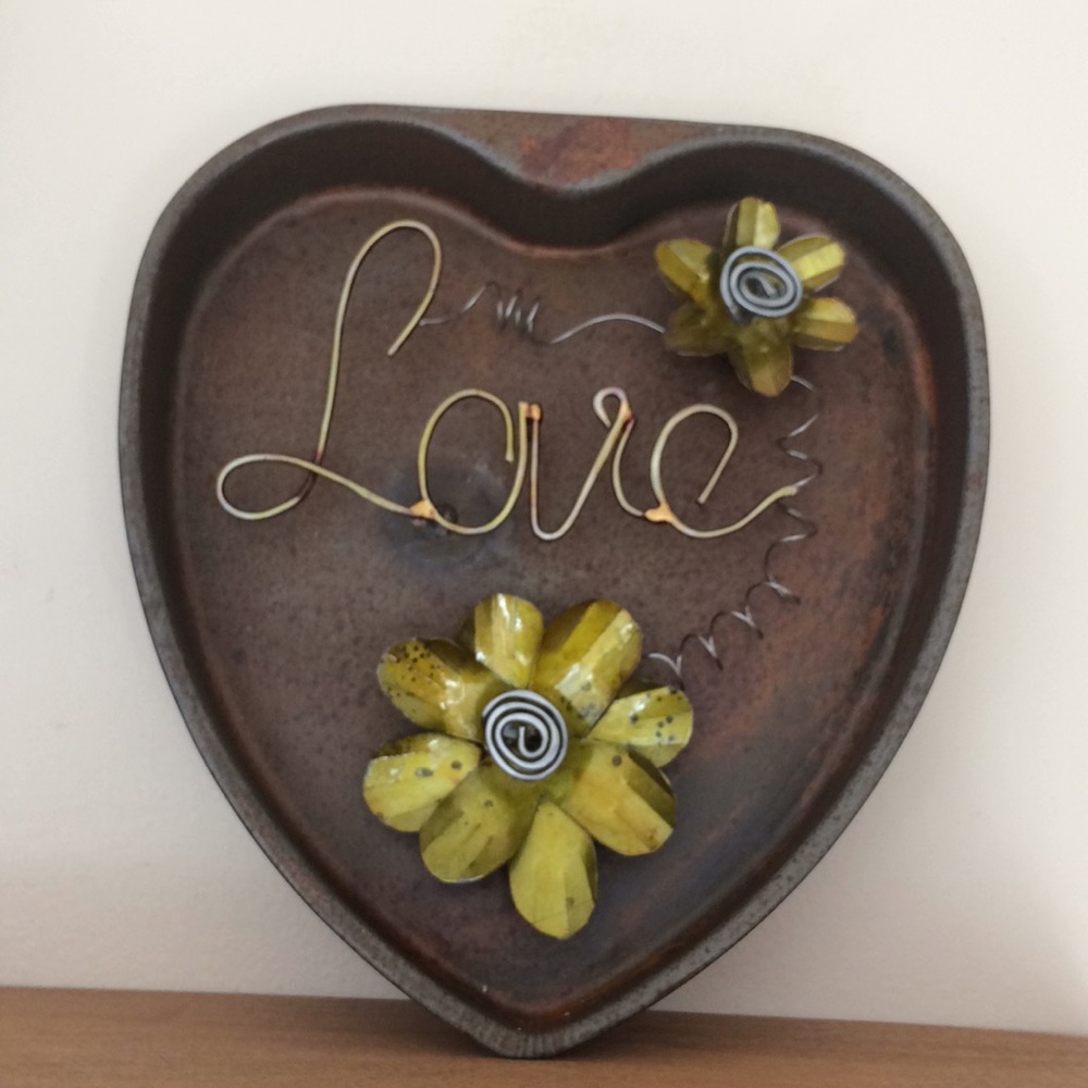 Heart Shaped Metal Wall Art